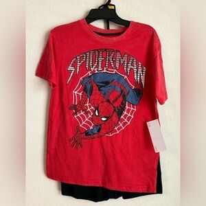 Marvel Red Spider-Man Kids Matching Set size 10 -NWT